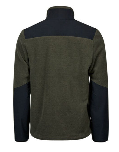 Tee Jays TJ9120 Mountain Fleece - Deep Green/ Black