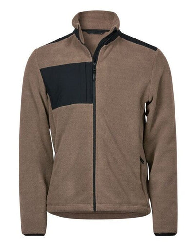 Tee Jays TJ9120 Mountain Fleece - Clay/Black