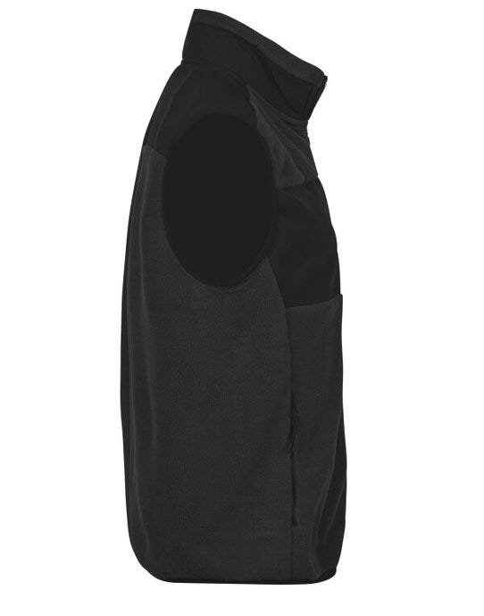 Tee Jays TJ9122 Mountain Fleece Bodywarmer - Black/Black