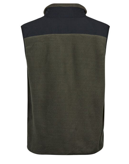 Tee Jays TJ9122 Mountain Fleece Bodywarmer - Deep Green/ Black