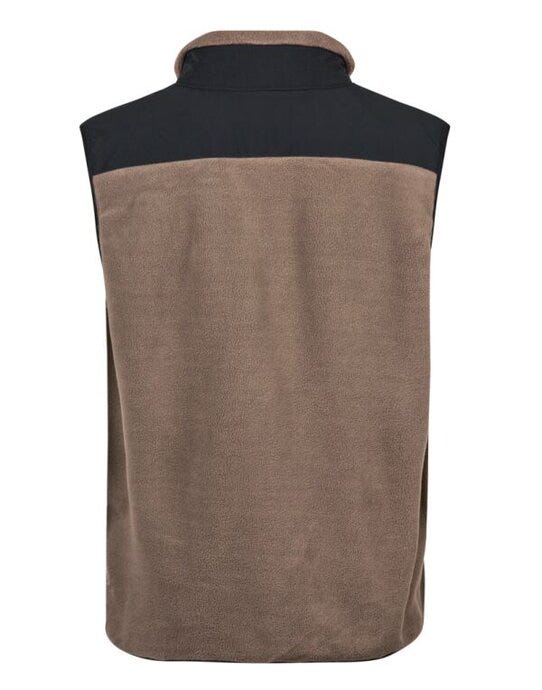 Tee Jays TJ9122 Mountain Fleece Bodywarmer - Clay/Black