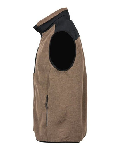 Tee Jays TJ9122 Mountain Fleece Bodywarmer - Clay/Black