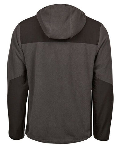 Tee Jays TJ9124 TeeJays Mens Mountain Hooded Fleece - Asphalt/Black