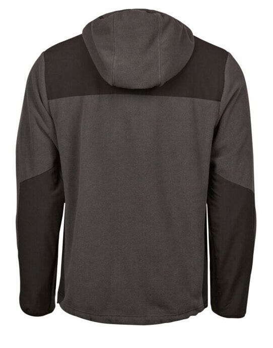 Tee Jays TJ9124 TeeJays Mens Mountain Hooded Fleece - Asphalt/Black
