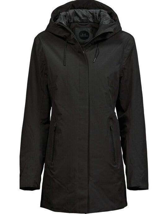 Tee Jays TJ9609 Womens All Weather Parka - Black