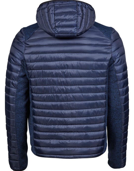 Tee Jays TJ9610 Mens Hooded Outdoor Crossover - Navy/Navy Melange