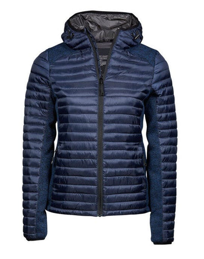 Tee Jays TJ9611 Ladies Hooded Outdoor Crossover - Navy/Navy Melange