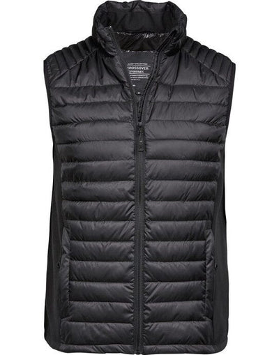 Tee Jays TJ9624 Mens Crossover Bodywarmer - Black/Black