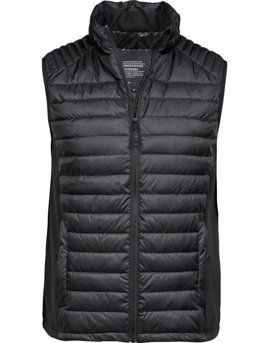 Tee Jays TJ9624 Mens Crossover Bodywarmer - Black/Black