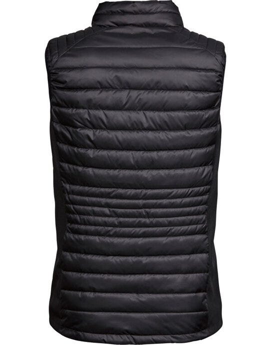 Tee Jays TJ9625 Ladies Crossover Bodywarmer - Black/Black