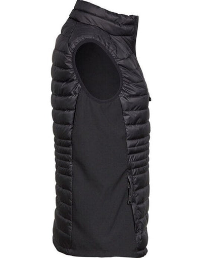Tee Jays TJ9625 Ladies Crossover Bodywarmer - Black/Black