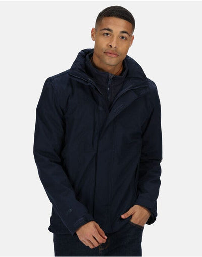 Regatta Professional TRA143 Regatta Mens Kingsley 3 in 1 Jacket - Navy