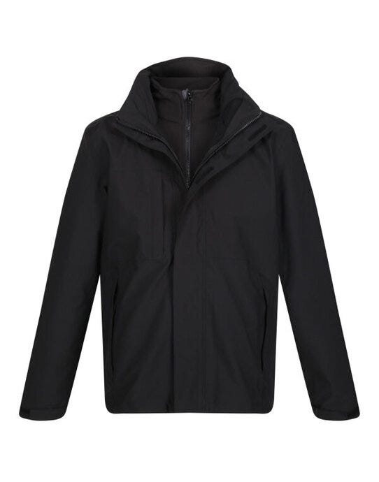 Regatta Professional TRA143 Regatta Mens Kingsley 3 in 1 Jacket - Black