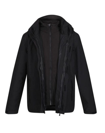 Regatta Professional TRA143 Regatta Mens Kingsley 3 in 1 Jacket - Black
