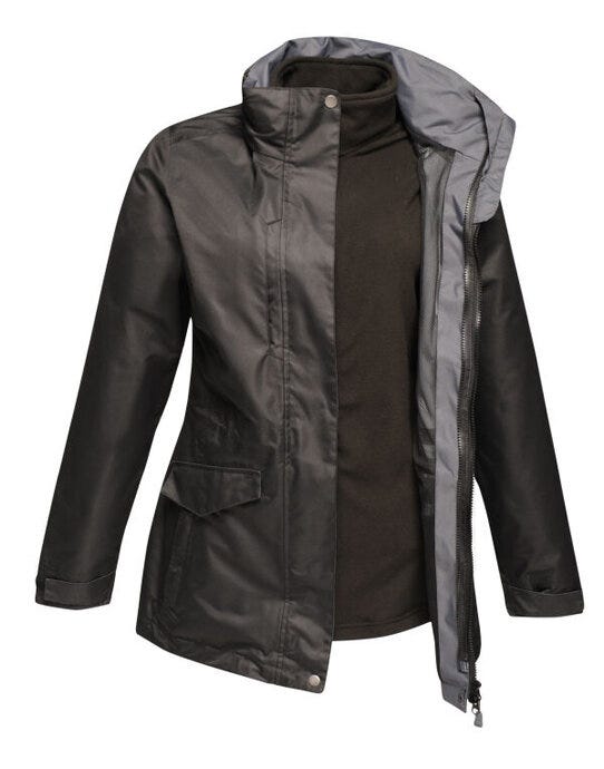 Regatta Professional TRA148 Regatta Womens Benson III 3 In 1 Jacket - Black