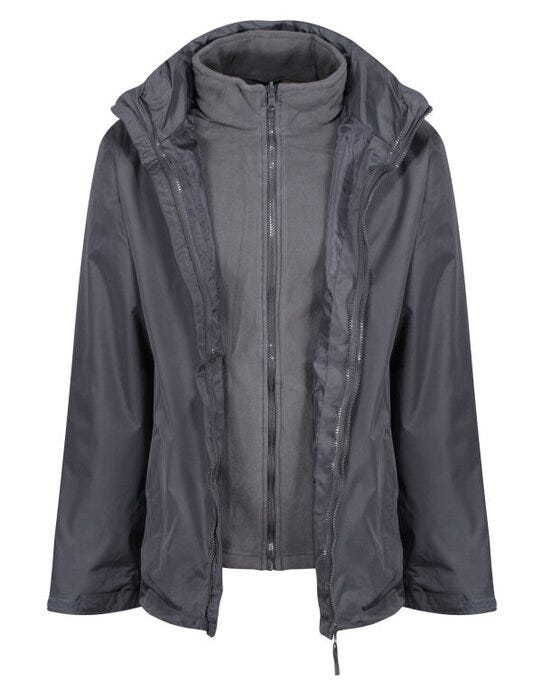 Regatta Professional TRA150 Regatta Classic Waterproof 3 In 1 Jacket - Seal Grey