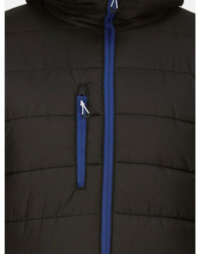 Regatta Professional TRA241 Regatta Men's Navigate Thermal Jacket - Black/ New Royal