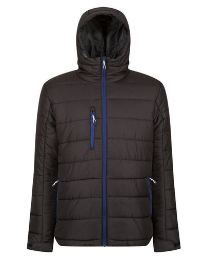 Regatta Professional TRA241 Regatta Men's Navigate Thermal Jacket - Black/ New Royal