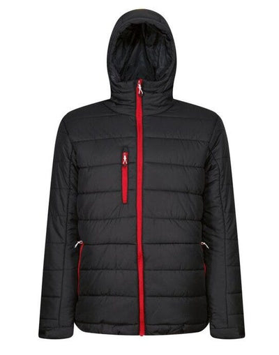 Regatta Professional TRA241 Regatta Men's Navigate Thermal Jacket - Black/Classic Red