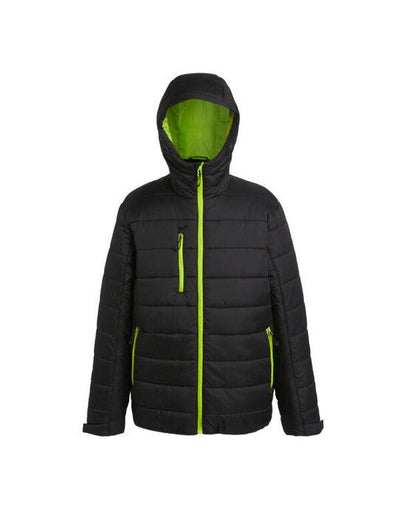 Regatta Professional TRA241 Regatta Men's Navigate Thermal Jacket - Black/Lime