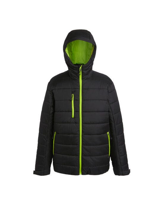 Regatta Professional TRA241 Regatta Men's Navigate Thermal Jacket - Black/Lime