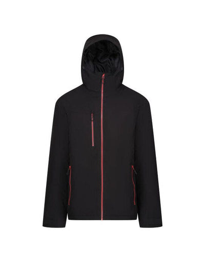 Regatta Professional TRA253 Regatta Navigate WP Insulated Jacket - Black/Classic Red