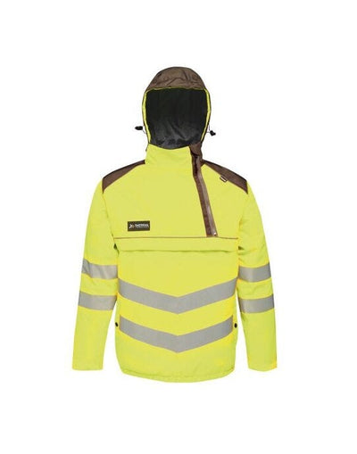 Regatta High Visibility TRA316 Regatta Hi Vis Bomber Jacket - Yellow/Grey