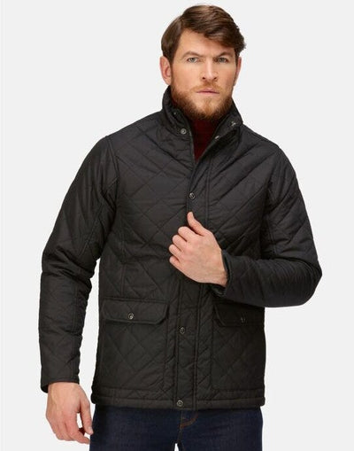 Regatta Professional TRA441 Regatta Mens Tyler Quilted Jacket - Black