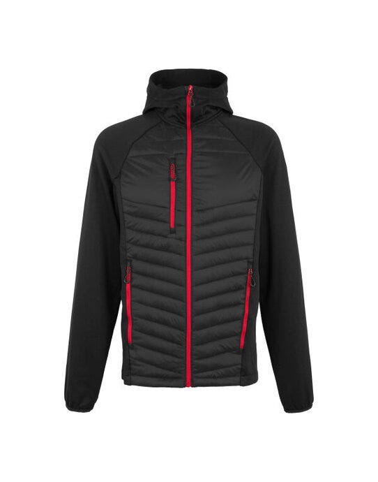 Regatta Professional TRA549 Regatta Men's Navigate Hybrid Jacket - Black/Classic Red