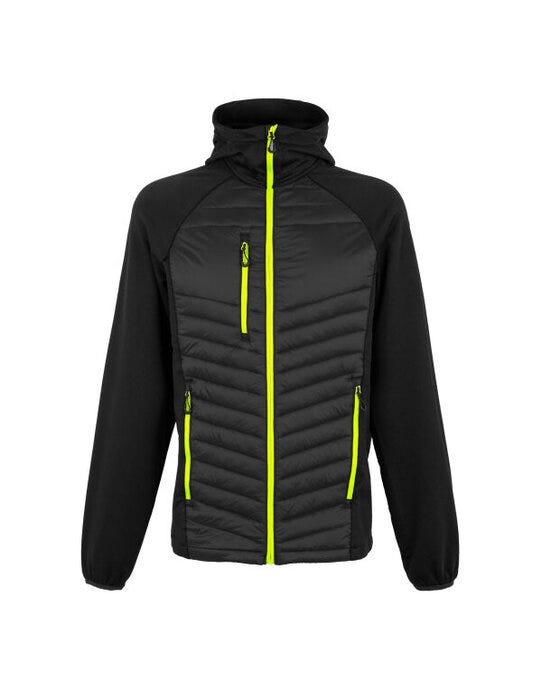 Regatta Professional TRA549 Regatta Men's Navigate Hybrid Jacket - Black/Lime