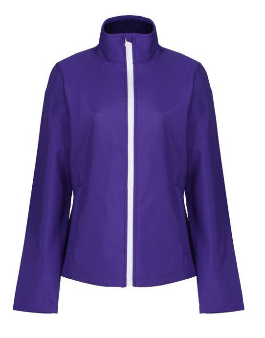 Regatta Professional TRA629 Regatta Women Ablaze Printable Softshell - Vibrant Purple/ White