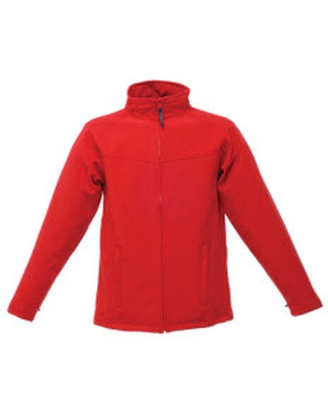 Regatta Professional TRA642 Regatta Mens Uproar Softshell Jacket - Classic Red/Seal Grey