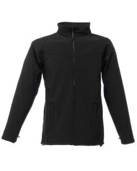 Regatta Professional TRA642 Regatta Mens Uproar Softshell Jacket - Black/Black