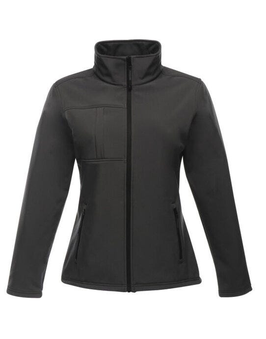 Regatta Professional TRA689 Regatta Womens Octagon II Softshell - Seal Grey/Black