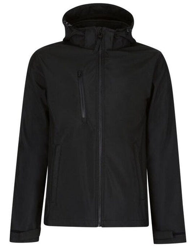 Regatta Professional TRA701 Regatta Venturer Hooded Softshell - Black/Black