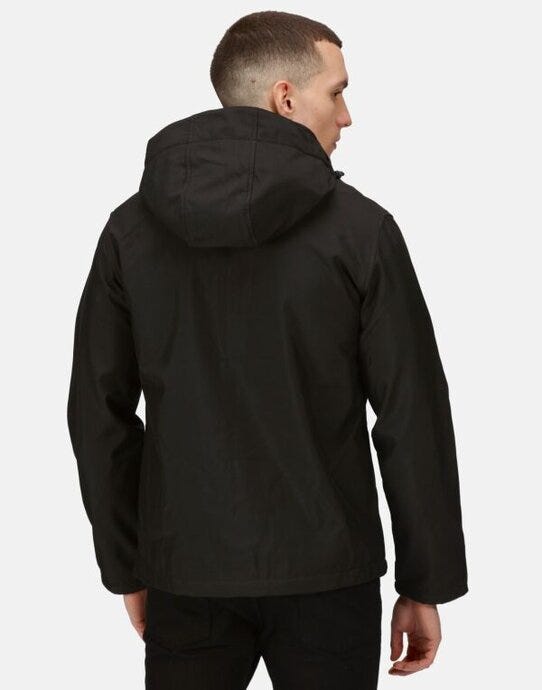 Regatta Professional TRA701 Regatta Venturer Hooded Softshell - Black/Red