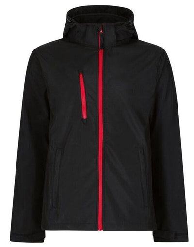Regatta Professional TRA701 Regatta Venturer Hooded Softshell - Black/Red