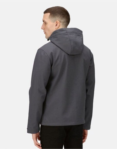 Regatta Professional TRA701 Regatta Venturer Hooded Softshell - Seal Grey/Black