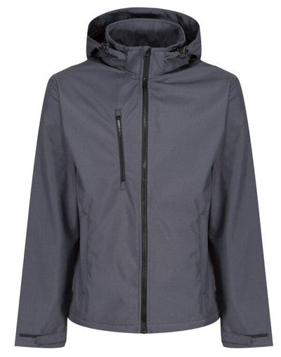 Regatta Professional TRA701 Regatta Venturer Hooded Softshell - Seal Grey/Black