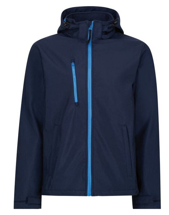 Regatta Professional TRA701 Regatta Venturer Hooded Softshell - Navy/ French Blue