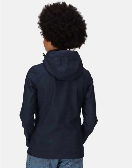 Regatta Professional TRA702 Regatta Womens Venturer Hooded Softshell - Navy/ French Blue
