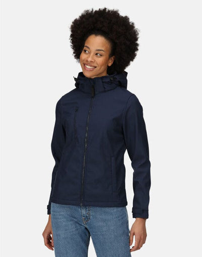 Regatta Professional TRA702 Regatta Womens Venturer Hooded Softshell - Navy/Navy