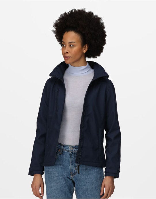Regatta Professional TRA702 Regatta Womens Venturer Hooded Softshell - Navy/Navy