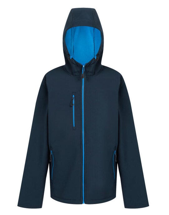 Regatta Professional TRA705 Regatta Navigate 2-Layer Hood Softshell - Navy/ French Blue