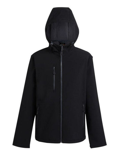 Regatta Professional TRA705 Regatta Navigate 2-Layer Hood Softshell - Black/Seal