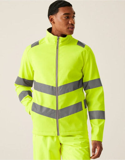 Regatta High Visibility TRA712 Regatta Hi-Vis Pro Contract Ablaze SShel - Hi-Vis Yellow