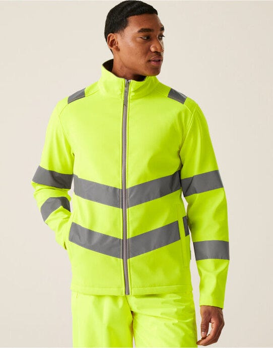 Regatta High Visibility TRA712 Regatta Hi-Vis Pro Contract Ablaze SShel - Hi-Vis Yellow