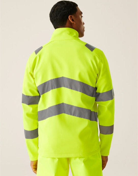 Regatta High Visibility TRA712 Regatta Hi-Vis Pro Contract Ablaze SShel - Hi-Vis Yellow