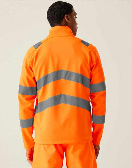 Regatta High Visibility TRA712 Regatta Hi-Vis Pro Contract Ablaze SShel - Hi Vis Orange
