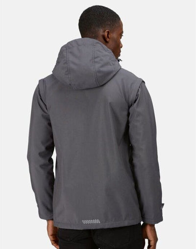Regatta Professional TRA713 Regatta Mens Earsmus 4-In-1 Softshell - Seal Grey/Seal Grey